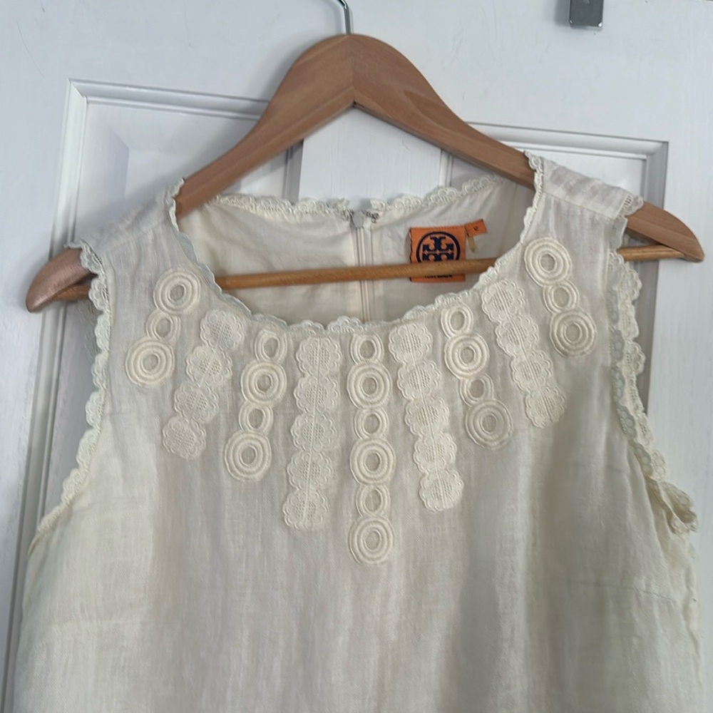Tory Burch Linen tank top shell
